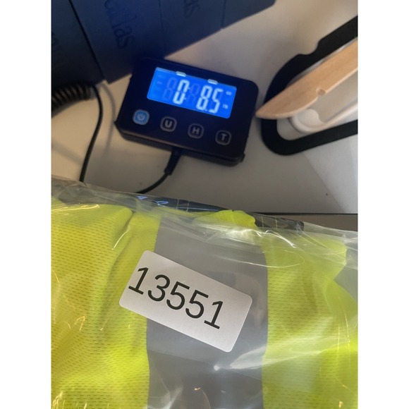 GloWear 8280BK Reflective Apparel Hi-Vis T-Shirt Mens 2XL Lime Black Pocket NWOT - Picture 13 of 13